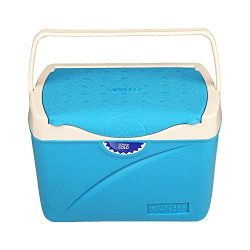 Jaypee Plus Chillax Plastic Ice Box and Tong Set, 2-Pieces, Blue