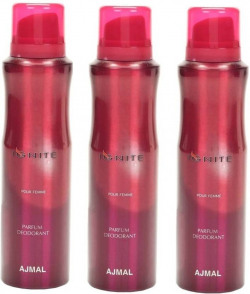 Ajmal Pour Femme Deodorant Spray - For Women  (150 ml, Pack of 3)