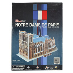Asian Hobby Crafts 3D Puzzle World's Greatest Architecture Series - Notre Dame De Paris