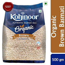Kohinoor Organic Brown Authentic  Basmati Rice, 500gm