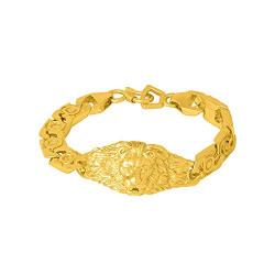 Voylla Strand Bracelet for Men (Golden)(8907617387314)