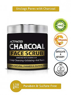  Barber's Club Activated Charcoal Face Scrub - 130 g