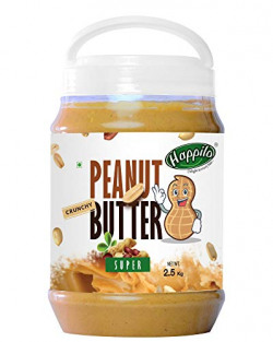 Happilo Super Peanut Butter, Crunchy, 2.5kg