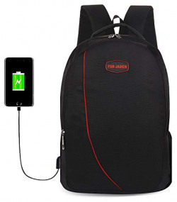 Fur Jaden Waterproof Laptop Backpack Bag with USB Charging Point