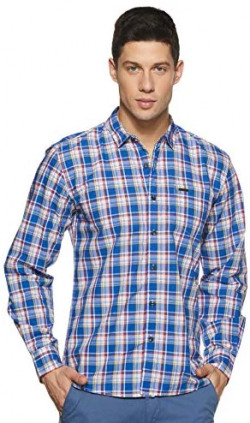 Wrangler Men's Checkered Regular Fit Casual Shirt