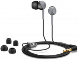 Sennheiser CX 180 Wired Headphone(Black, Grey, In the Ear)