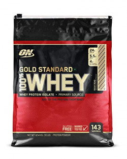 Optimum Nutrition (ON) Gold Standard 100% Whey Protein Powder - 10 lbs, 4.54 kg (Rocky Road)