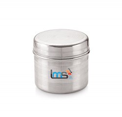 LMS Size 8 Stainless Steel Peda Dabba, Silver
