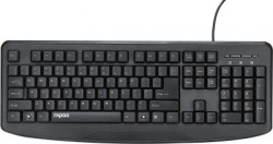 Rapoo nk2500 Wired USB Desktop Keyboard(Black)