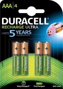 Duracell Ultra A A A - 4 Pcs - 900 mAh  Battery(Pack of 4)