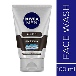 NIVEA MEN Face Wash, All-in-One, 100ml