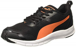 Puma Men's Black-Vibrant Orange Sneakers-10 UK/India (44.5 EU) (4060979205857)