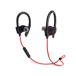 Freesolo 56S-1 Wireless Bluetooth 4.1 In-Ear Noice Isolating Headphone with Mic & Controller ( Red )