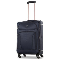 Novex Polyester 55cm Blue Soft Trolley Luggage