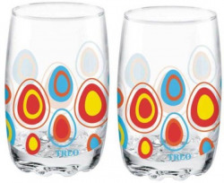 Treo D Ziner Lyon Glass Set(Glass, 265 ml, Clear, Pack of 2)