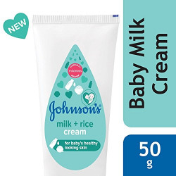 Johnson's Baby Milk and Rice Cream, 50g