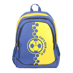 FIFA 40 Ltrs Blue::Yellow School Backpack (MBE-FF002)