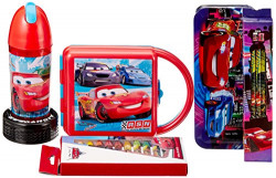 Disney Pixar Cars back to School stationery combo set, 999, Multicolor