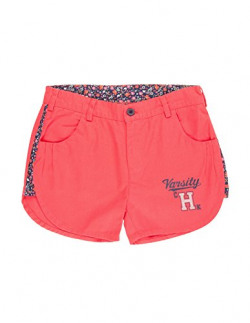 Cherokee by Unlimited Girls Regular Fit Cotton Shorts (400016614145_Coral_11Y)