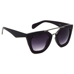 HRINKAR Wayfarer Sunglasses for Men and Women-HRS447-BK-GRY(Black)