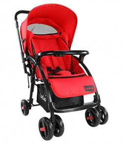 Luvlap Comfy Baby Stroller - Red