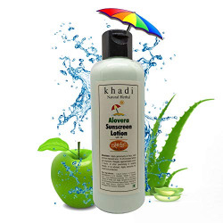 Khadi Natural Herbal Alovera Sun Expert SPF 30 PA Fairness UV Sunscreen Lotion, 200ML