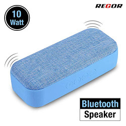 Regor 10 Watt Stereo Bluetooth Speaker for Mobiles, Tablets and Laptops