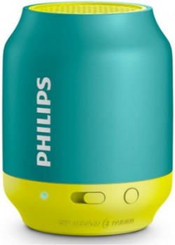 Philips BT50 2 W Portable Bluetooth  Speaker(Green Yellow, Mono Channel)