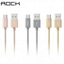 Rock C2 Type C to A 180cm Nylon Braided Data Cable