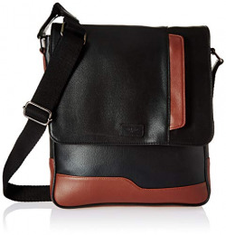 Park Avenue Synthetic 10 cms Black Messenger Bag (PZCL00090-K8STD)