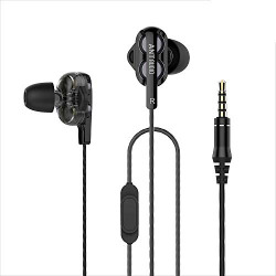 Ant Audio Doble W2 Dual Driver Wired in-Ear Headset (Black)