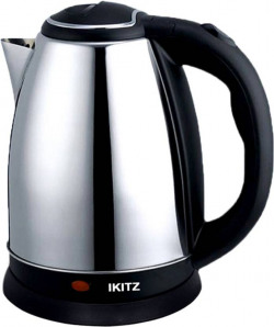 IKITZ 1.8Ltr Stainless steel Multipurpose Electric Kettle  (1.8 L, Silver, Black)