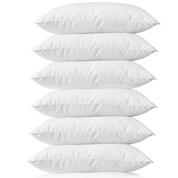 Story@Home Luxurious 6 Piece Microfibre Pillow Set - 16 x24 , White