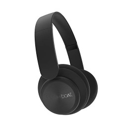 boAt Rockerz 450 Wireless Bluetooth Headphone (Luscious Black)
