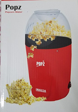 Inalsa Plastic 1200 W PopCorn Snack Maker (Red)