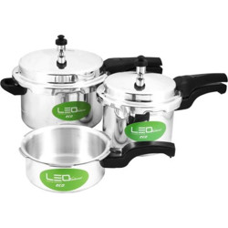 Leo Natura Eco + 2 L, 3 L, 5 L Induction Bottom Pressure Cooker(Aluminium)