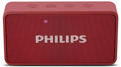 Philips BT64R Portable Bluetooth Speakers (Red)