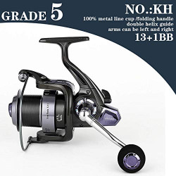 HITSAN INCORPORATION BESTACKLE Cheapest Spinning Fishing Reel Carp Bass Sea Fishing Tackle in Size 1000-9000 Series Long Shot Carretilha Pesca Color BY-DL-NO05KH Spool Capacity 6000 Series