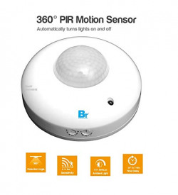 Blackt Electrotech 360 Degree PIR Motion Sensor with Light Sensor (Ceiling Mounted, White)
