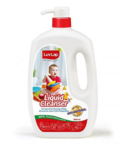 Luvlap Anti-Bacterial Baby Bottles Accessories and Vegetable Liquid Cleanser, 1000ml