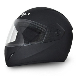 Vega Cliff DX CLF-DX-DK_L Full Face Helmet (Dull Black, L)