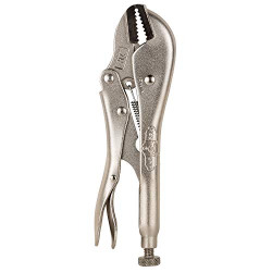 Irwin Steel Locking Plier Straight Jaw, 7 inch (Silver)
