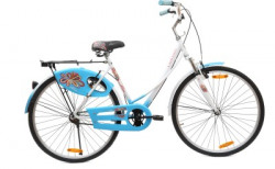 BSA LADYBIRD BLISS FX 26 T Girls Cycle/Womens Cycle(Single Speed, White, Blue)
