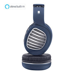 iball Decibel BT01 Smart Headphone with Alexa Enabled – Blue, Black & Silver