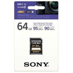 Sony 64GB SD Class 10 UHS-1 Blazing Fast Speed Memory Card (SF-64UZ)