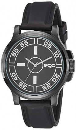 Ego by Maxima Analog Black Dial Men's Watch-E-01195PAGB