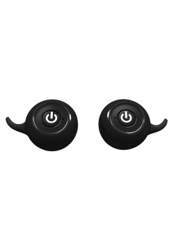 Sound One Unisex Black X6 Wireless Bluetooth Earbuds with Mic & Charging Case