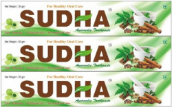 Sudha Ayurvedic Toothpaste 3 Toothpaste(50 g, Pack of 3)