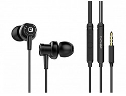 HiFuture Hi5 Deep and Balanced Bass Hi-Res Stereo Sound in-Ear Metallic Wired Hybrid Advanced Technology Earphone with Mic for Smartphones, Featured Phones, Tables, PSP, Laptop and PC (Black)