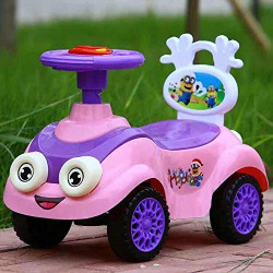 Toyshine Rose Car Ride-on Toy with Music, 1.5-3 Years, Assorted Color